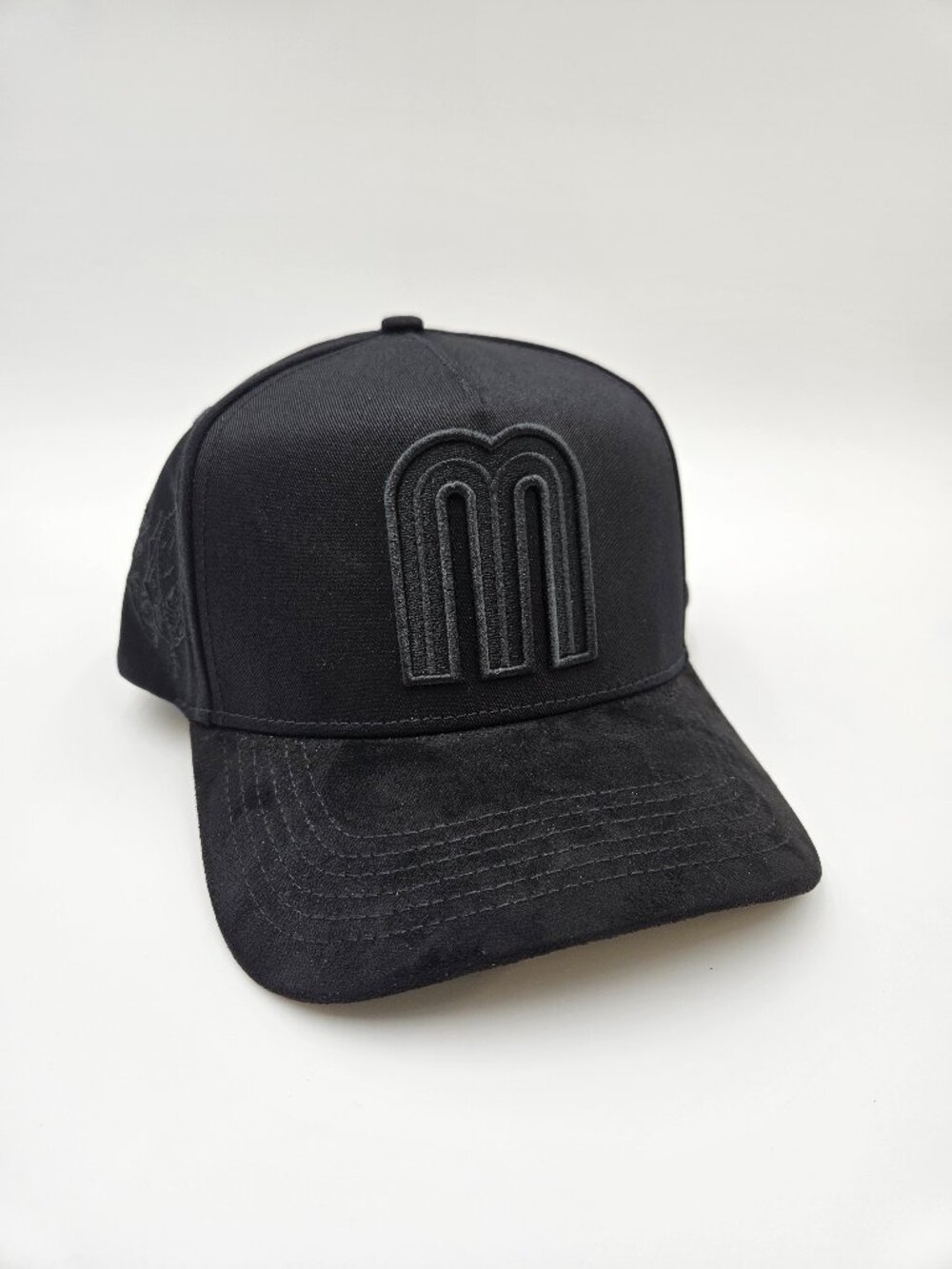 NWT - Honker Co. Black “M” Logo Snapback Hat - Mexico Black - Si Dios Quiere